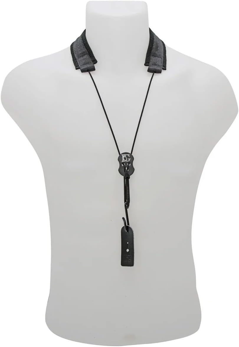BG O33E Oboe Nylon Strap, Elastic, 2 LP Connect