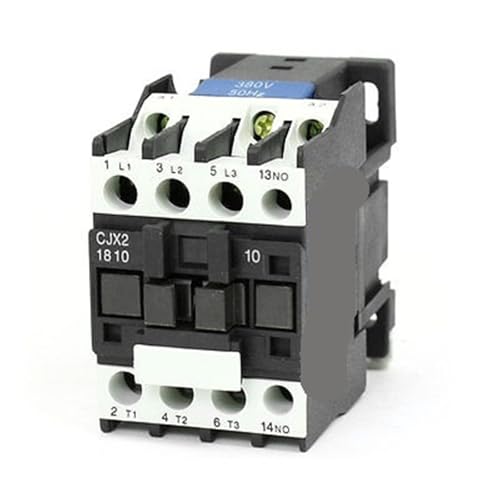 Contacteur triphasé CJX2-1810 bobine 380V 18A pour commuter la puissance