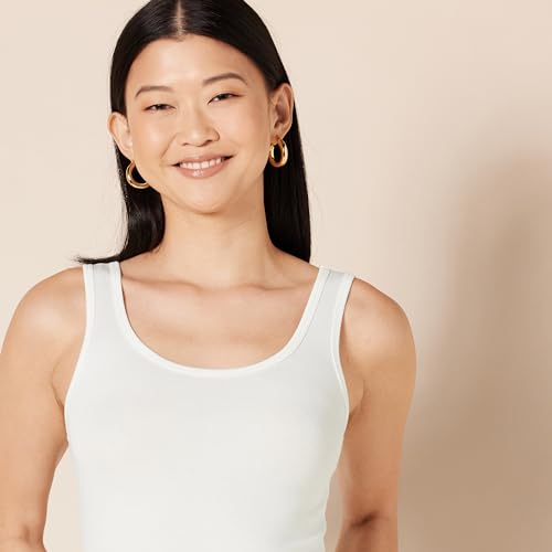 Amazon Essentials Women's Slim-Fit Tank, Pack of 43