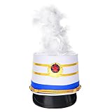 Loloda Marching Band Hat Nutcracker Drum Major Hat Toy Soldier Cap Cosplay Costume Accessories for Party Performance Type L One Size