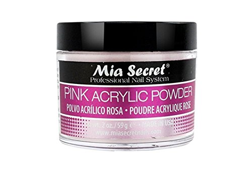 Mia Secret Professional Acrylic Nail System Pink Acrylic Powder 2 OZ