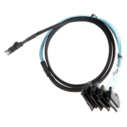 Cable adaptador S/AS 36P SFF-8087 a SFF-8482 S/AS 29+15P 0.5m miniatura 6