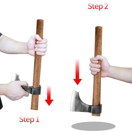 THRWCLUB Replacement Wood Handle Throwing Tomahawk Axe, 16.5\" Long (2 Pack) - Thumbnail 4