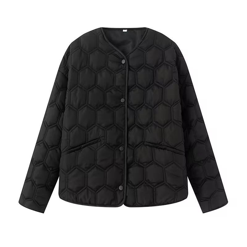 Veste matelassée décontractée imprimé floral : légèreté et confort thermique au quotidien