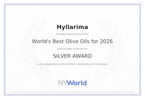 Aceite de oliva extra virgen orgánico Hyllarima 724.8 ml miniatura 3