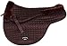 St. Charles Horse Quilted English Saddle PAD Trail Contour Fleece Lined Brown 72102
