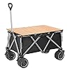 Garden Trolley Draagbare Reistrolley Met Tafelbord, Kampeerwagen Met Capaciteit Van 120 Kg, Afneembare En Wasbare Oxford…