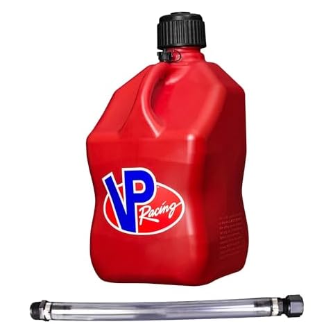 VP Racing 5.5 Gallon Motorsport Liquid Container, Red with 14" Standard Hose Cover