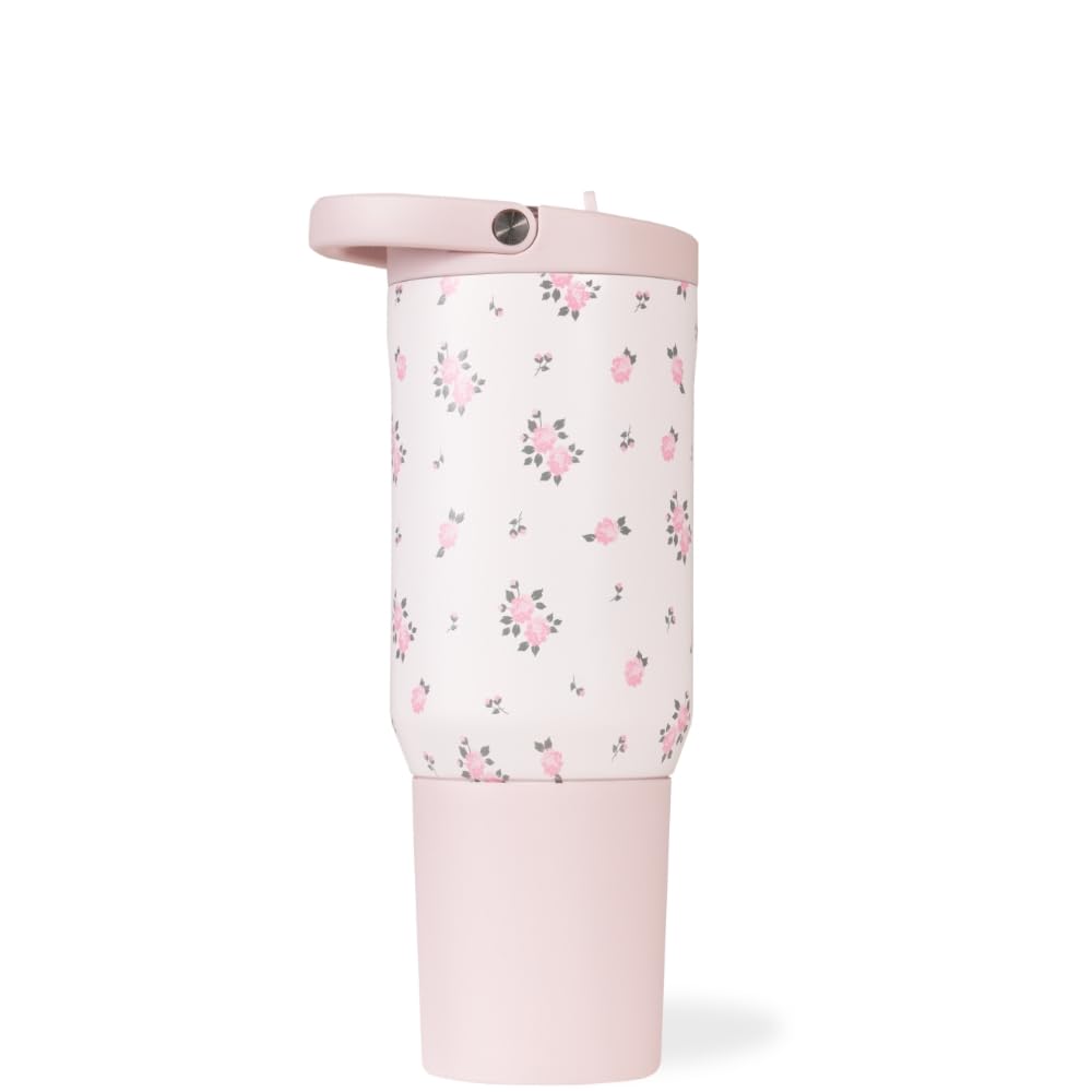 HydroJug Sport - Stainless Steel Tumbler with Straw, Vacuum Insulated, 20oz Leakproof Water Bottle, Ergonomic Design, Reusable, Dishwasher Safe,