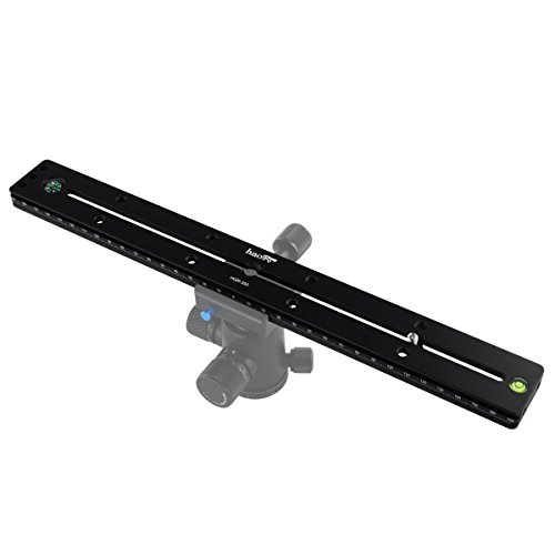Haoge Hqr-350 350Mm Multi-Purpose Dual Dovetail Long Quick Release Extender Rail Sliding Plate For Camera Tripod Ballhead Clamp Fit Benro Arca Swiss Sunwayfoto #TOP2