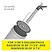 Albion Engineering 504-G07 Threaded Follow Plate for 5 Gallon Pail