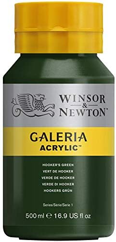 Winsor & Newton 500ml Bottle Galeria Acrylic Colour with Nozzle Cap - Permanent Alizarin Crimson