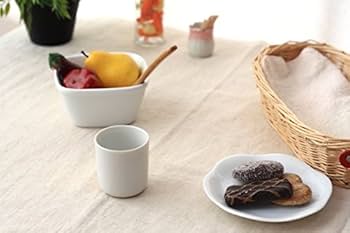 可不真白のシンメトリー湯呑み新品未使用品 美濃焼湯呑み 白磁 真清園ロゴ入り 90cc販売|通販