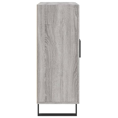 Xichuzi Aparador de Madera de ingeniería Gris Sonoma 69,5x34x90 cm, Mueble Salon, Aparadores para Salon, Mueble Comedor, Mueble Auxiliar, Aparador Cocina, Aparador Entrada Recibidor - 827754 - imagen 7