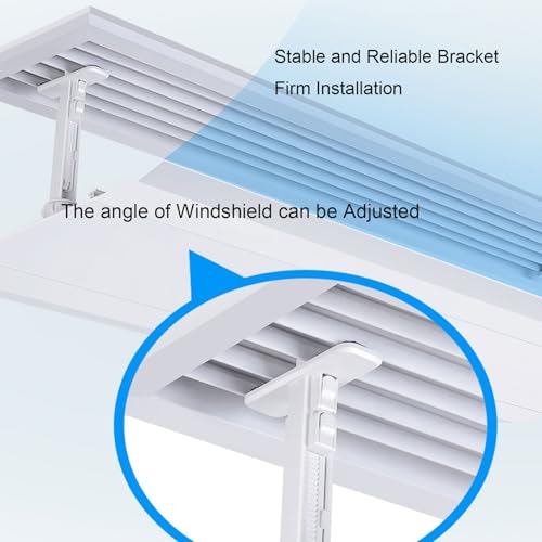 Déflecteur d'air réglable pour climatisation centrale de plafond - 6