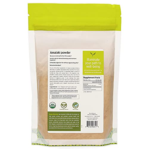 Banyan Botanicals Amalaki Powder – Organic Amla Powder – Nourishing, Gently Cleansing, Supports The Immune System & Promotes Healthy Energy* – 1Lb. – Non Gmo Sustainably Sourced Vegan #TOP1
