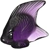 Lalique 30006 Fish Crystal, Frosted Purple