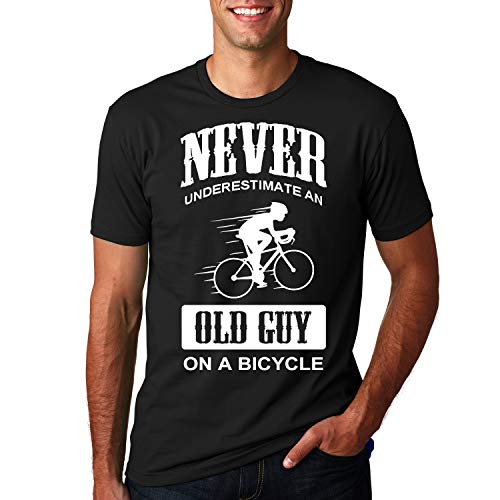 RSVOM Heren T-shirt, zwart katoen grappige T-shirts voor heren, nieuwigheid ronde hals T-shirts casual korte mouwen sport T-shirt voor mannen fiets geschenken