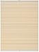 Produktbild Plissee auf Maß für alle Fenster Montage Glasleiste Blickdicht mit Spannschuh Sonnenschutzrollo Beige Breite: 81-90 cm, Höhe: 101-150 cm