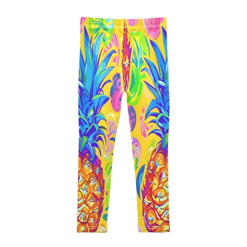 Bolaz Toddler Girls Leggings Printed Yoga Pants Leggings Fruit Pineapple for Kids2