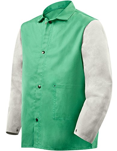 Flame-Resistant Jacket,Green/Gray,L
