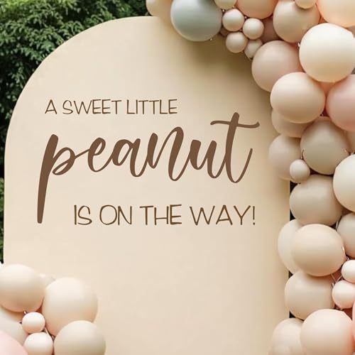 Vinilo Decorativo A Sweet Little Peanut para Fiesta Infantil miniatura 1