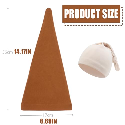 Breathable Baby Bonnet Hat Solid Color Newborns Bonnet Hospital Caps Comfortable Headwear for 0 to 2 Months Unisex3