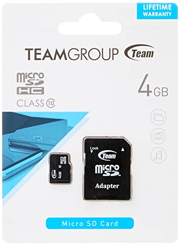 Preisvergleich Produktbild TeamGroup TUSDH4GCL1003 Flash Card Micro-SD 4GB C10
