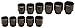 Impact Socket Set, 3/4 In Dr, 11 pc