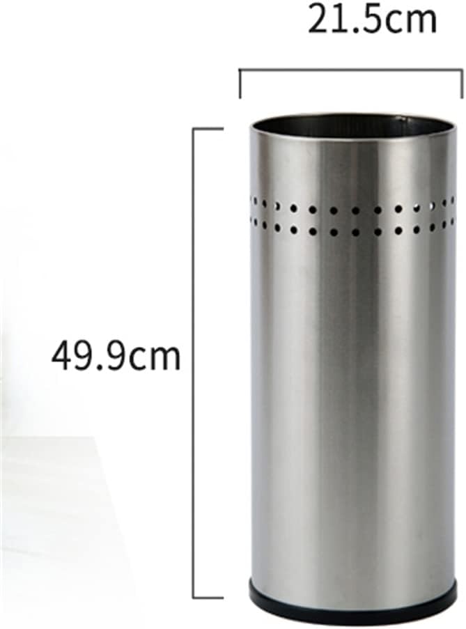 Home Umbrella Bucket Lobby Hotel Entrance Storage Rack Hotel Decoration Stainless Steel Umbrella Bucket