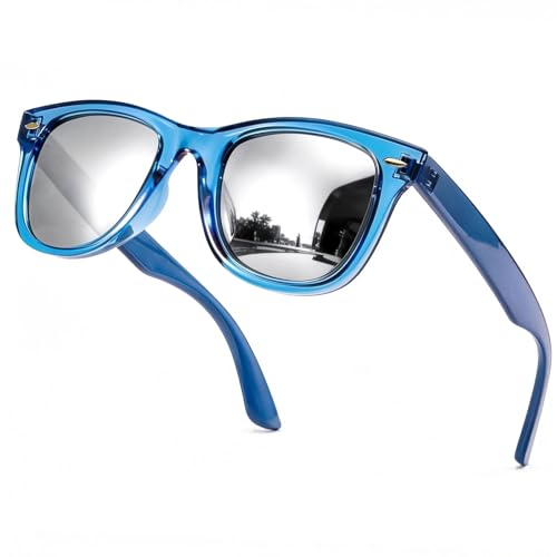 Image of SIPHEW Polarized Sunglasses for Women & Men - UV400 Mirrored Eyewear | Designer Unisex Fashion Sun Glasses w /Medium Fit,Suitable for Any Face Shape,Beach,Everyday Wear