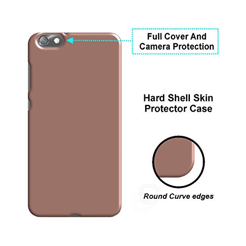Image of Case Creation Back case for Honor 4X (2019),Huawei Honor 4X (5.5-inch) Matte Finish Back case Cover Guard Color - Dark Brown