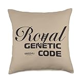 Bugonia Royal Genetic Code Throw Pillow