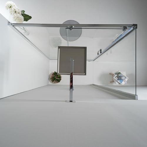 🧲 PORTA SCORREVOLE CON CHIUSURA MAGNETICA: La porta scorrevole consente un'apertura fluida e senza ingombri, mentre la chiusura calamitata offre una tenuta ermetica, evitando fuoriuscite d'acqua.