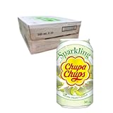 CHUPA CHUPS, Chupa Chups, Zumo de fruta Crema Espumosa de Melón, Multipack (24 X 345 ml)