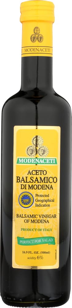Modenaceti Classic Balsamic Vinegar of Modena, 16.9 oz (3 Pack)