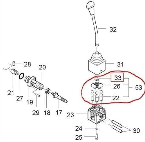 Replace Kioti Tractor Loader Joystick SELECTOR 26001-0090 DK35 40 45 50 55 a Set of Brand New - Image 5