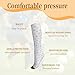 KWSAAHU Compression Socks for Women and Men 15-20 mmhg Blood Circulation Relieve Fatigue, Soft Breathable Fashion Socks, Suitable Daily Sports Running Travel for Nurse Doctor Teacher - Stars and Moon