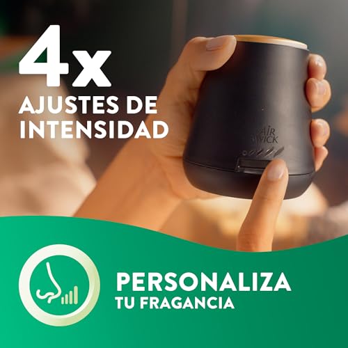 Miniatura 5 de Air Wick Essential Mist - Recambio de Ambientador Difusor de Aceites Esenciales con Aroma a Flor de Cerezo & Frambuesa, 3 x 20ml