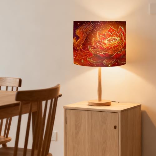 Image of Nuxovilar Lamp Shades Set of 2, 13 inch Top x 13 inch Bottom x 10 inch High (Spider)