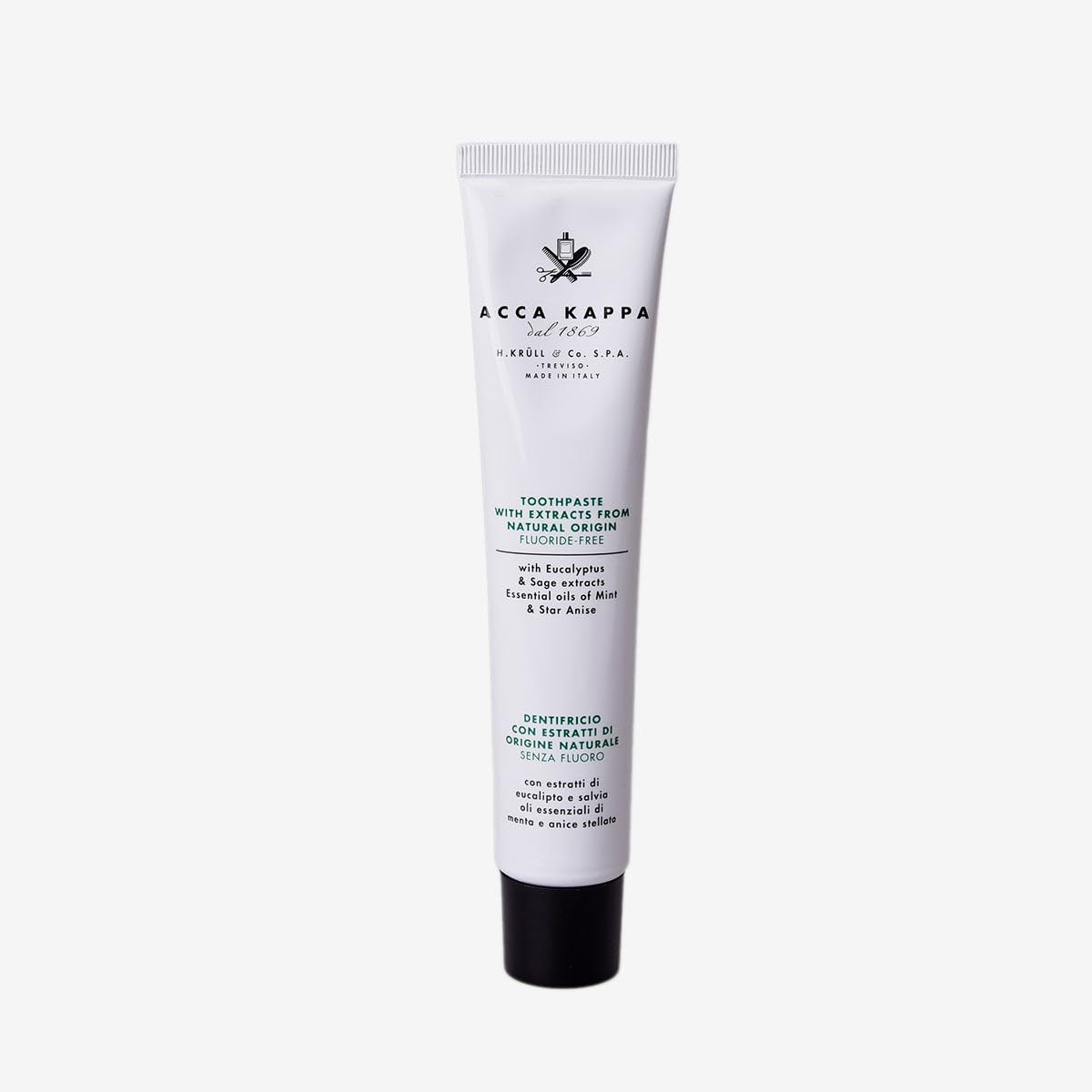 Natural Fluoride Free Toothpaste – Gentle Cleansing with Sage, Eucalyptus and Spearmint