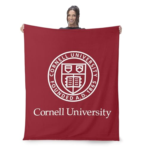 Cornell University Ivy League NCAA Silk Touch Throw Blanket, Ultra-Soft Plush, Officially Licensed Collegiate Bedding, 50 x 60 Inches, Cozy Fleece for Home, Dorm, or Game Day by Northwest - Image 2