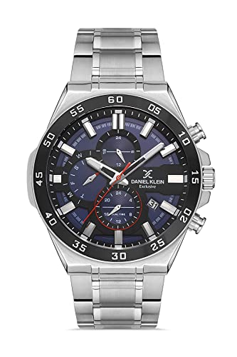 Image of Daniel Klein Analog Black Dark Blue Dial Men's Watch-DK.1.13169-1