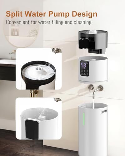 Lacidoll Humidifier Large Room Home Bedroom 2000 Sq.Ft.16L/4.2Gal Whole House Humidifiers With Extension Tube & 4 Speed Mist thumb #5