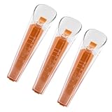 HIAKDOFT 3 Sätze Hefemessbecher mit und Praktischem Verschlussclip Präzise Trockenhefe Messung Abnehmbar und Leicht zu Reinigen Hochwertiger Kunststoff zum Backen für Küchengebrauch