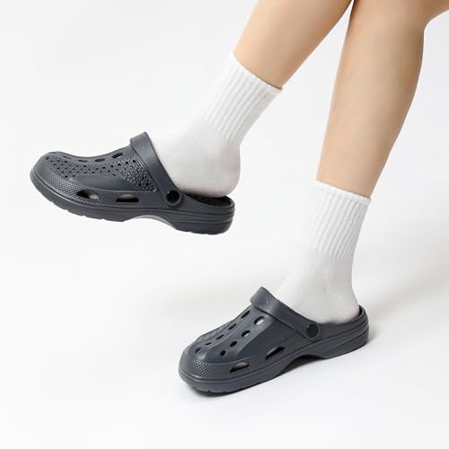 Image of SOSOWHLTE Men's Women's Arch Support Clogs,Unisex Garden Shoes Comfortable Slip-on Outdoor Sandals Slippers for Beach Casual