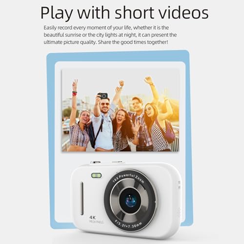 Appareil photo numérique 4K compact de 48 Mp avec zoom 16x et grand écran IPS - 7