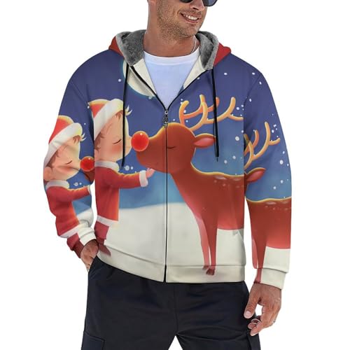 Sweat à capuche zippé en polaire homme pour vos sorties d'hiver