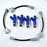 labwork 4X 410cc New Fuel Injectors w/Plug & Play Adapters Replacement for Honda Acura RDX