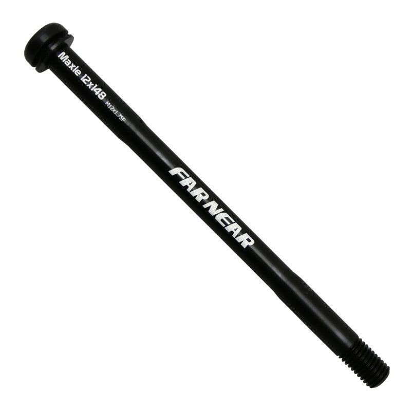 Axe traversant Boost 12x148 pour roue VTT pas filetage 1.75 Maxle arrière noir 38g en alu